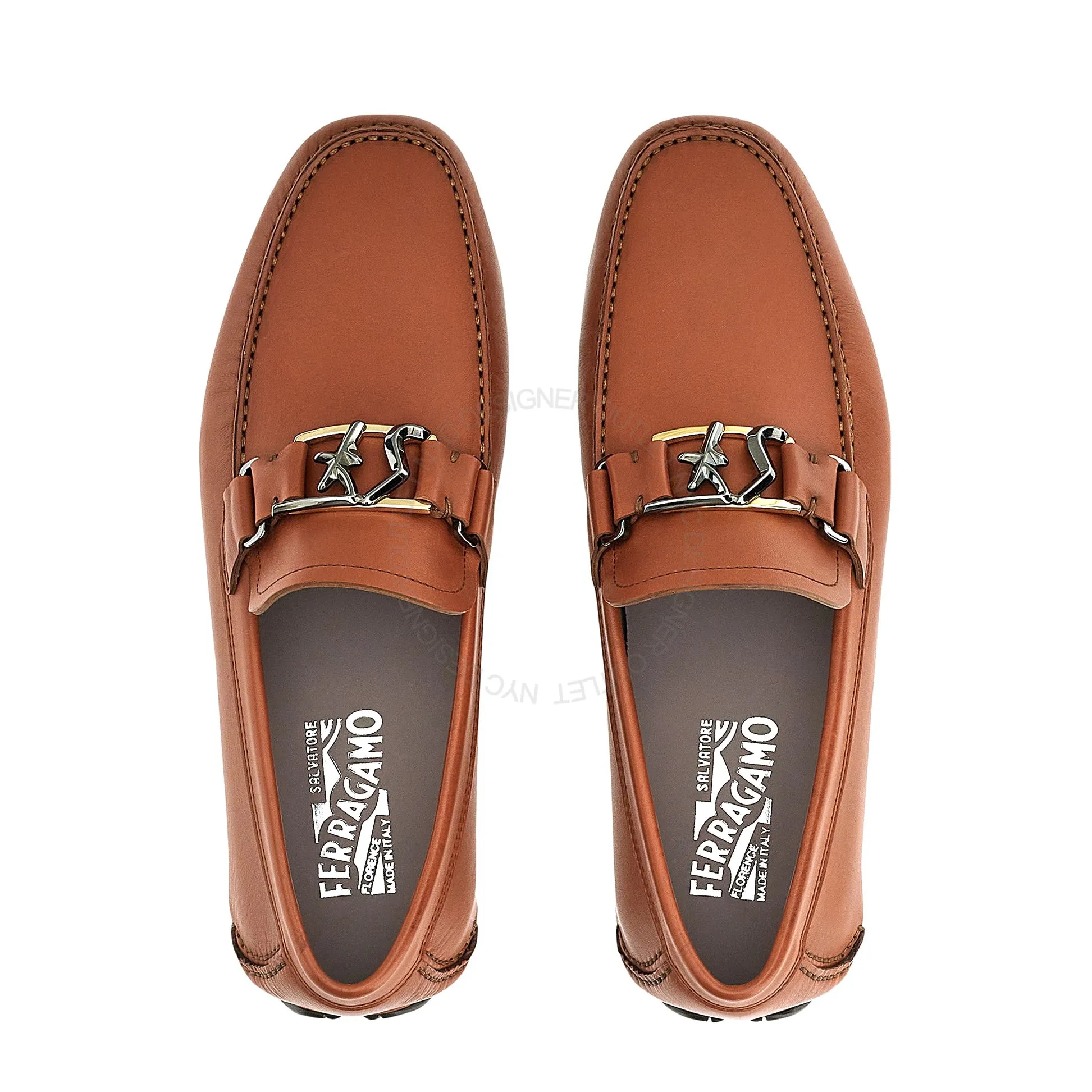 Shock Absorbing Walkable Flats Ferragamo Peter Drivers