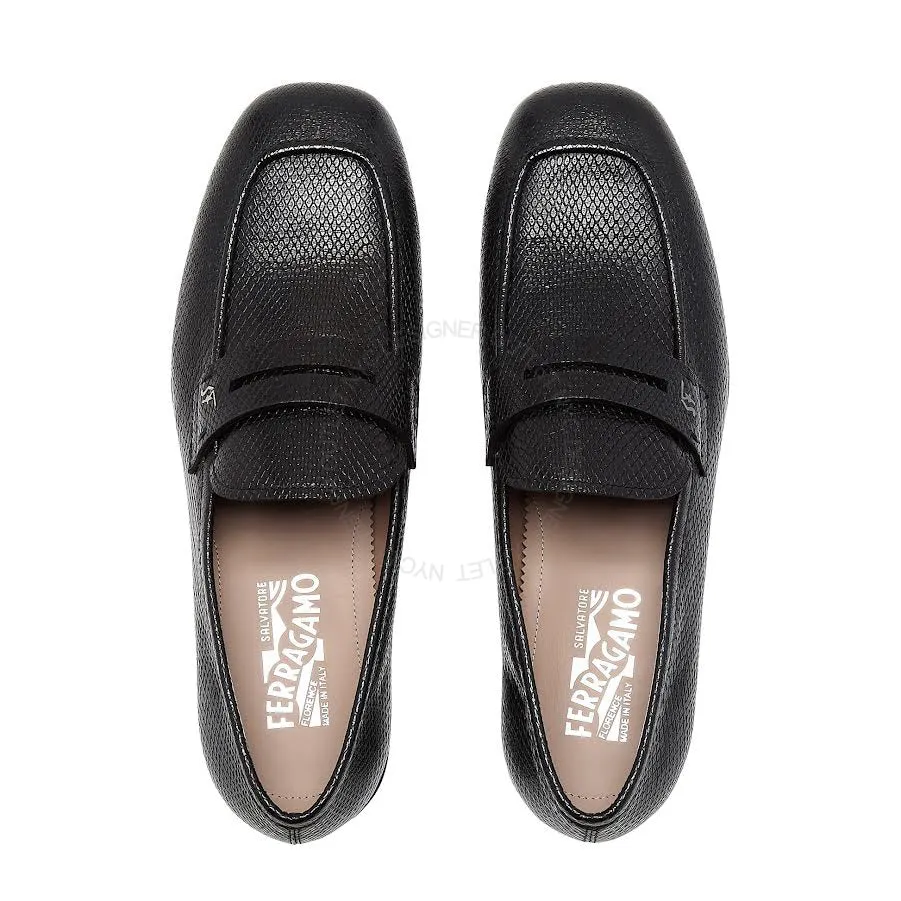 Ferragamo Pieve Moccasins Field Glow Relaxed Design