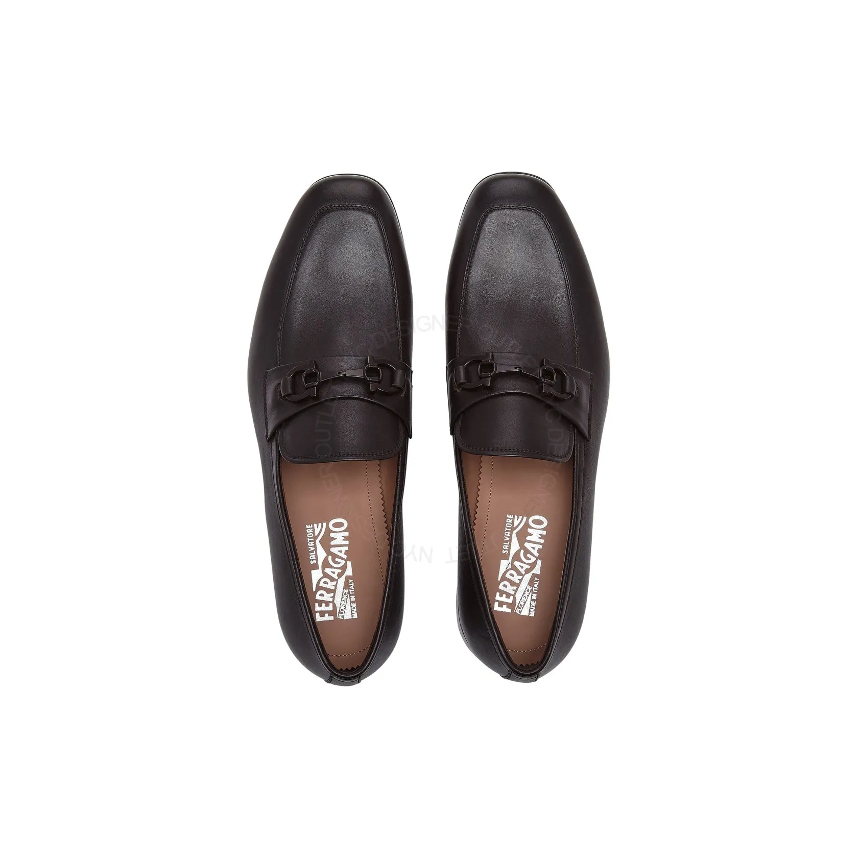 Rubber Sole Ferragamo Reno Loafers