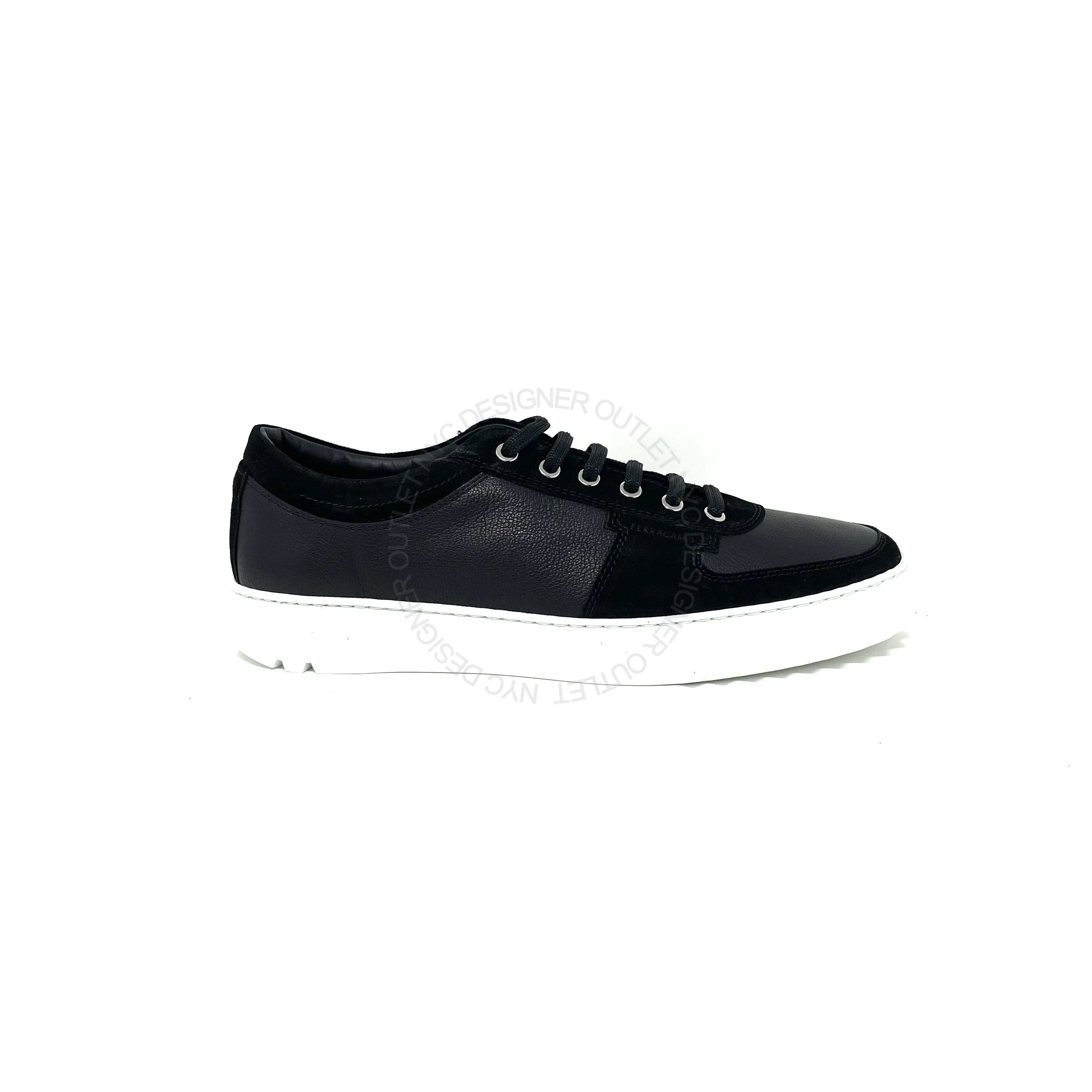 Ferragamo Scuby 5 Black Sneakers Beginner - runner