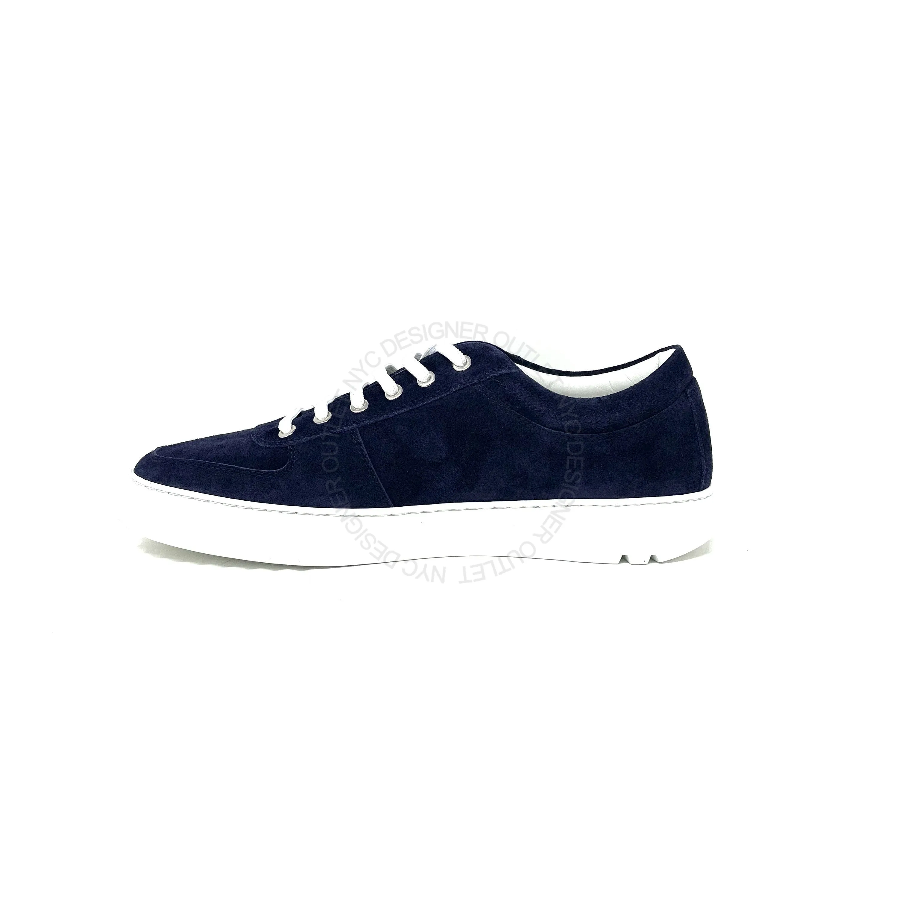 Outdoor Traction Easy on off Ferragamo Scuby 5 Navy Sneakers