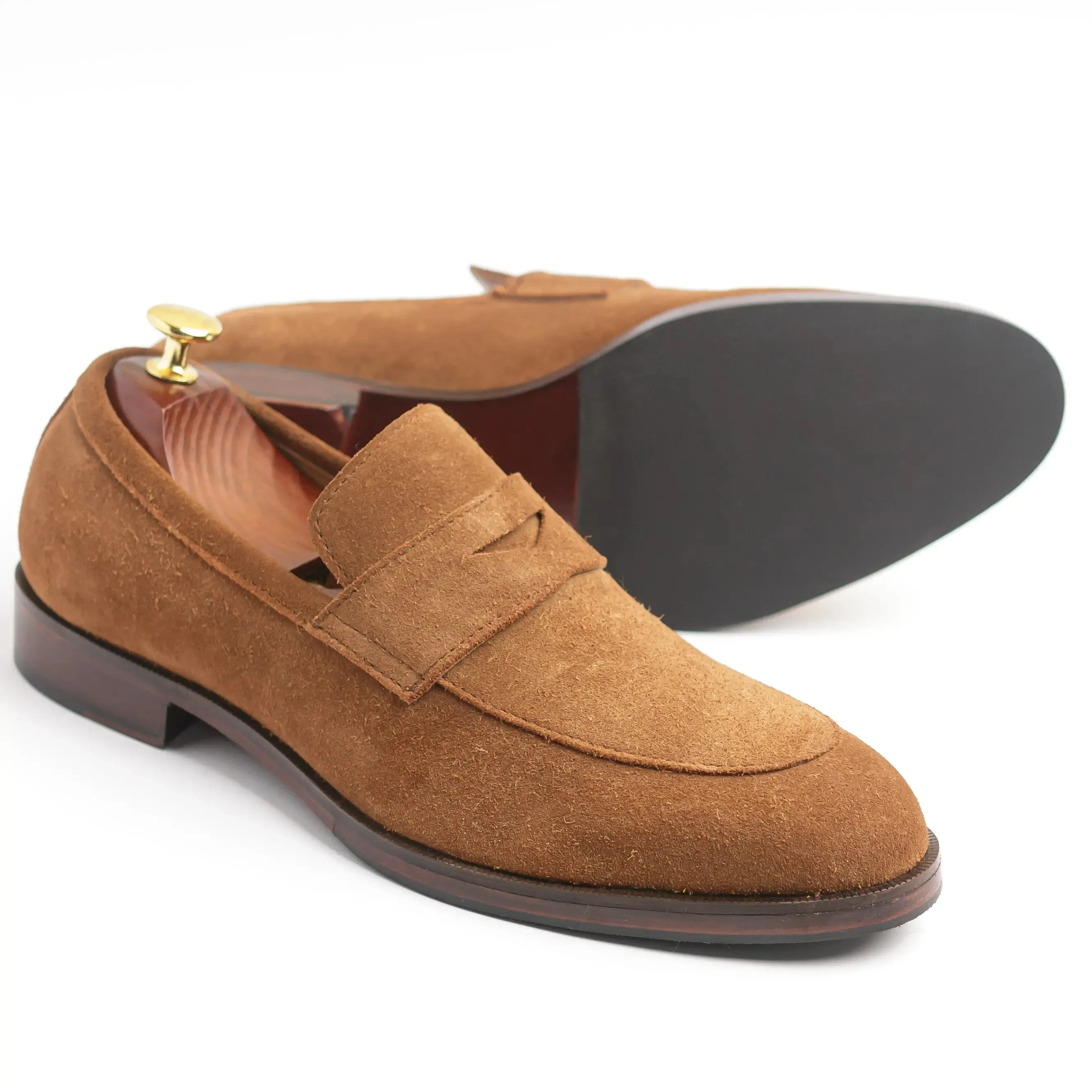 Diplomat Suede - Mustard Textured Finish Business Travel Breathable Feel Style Enthusiast