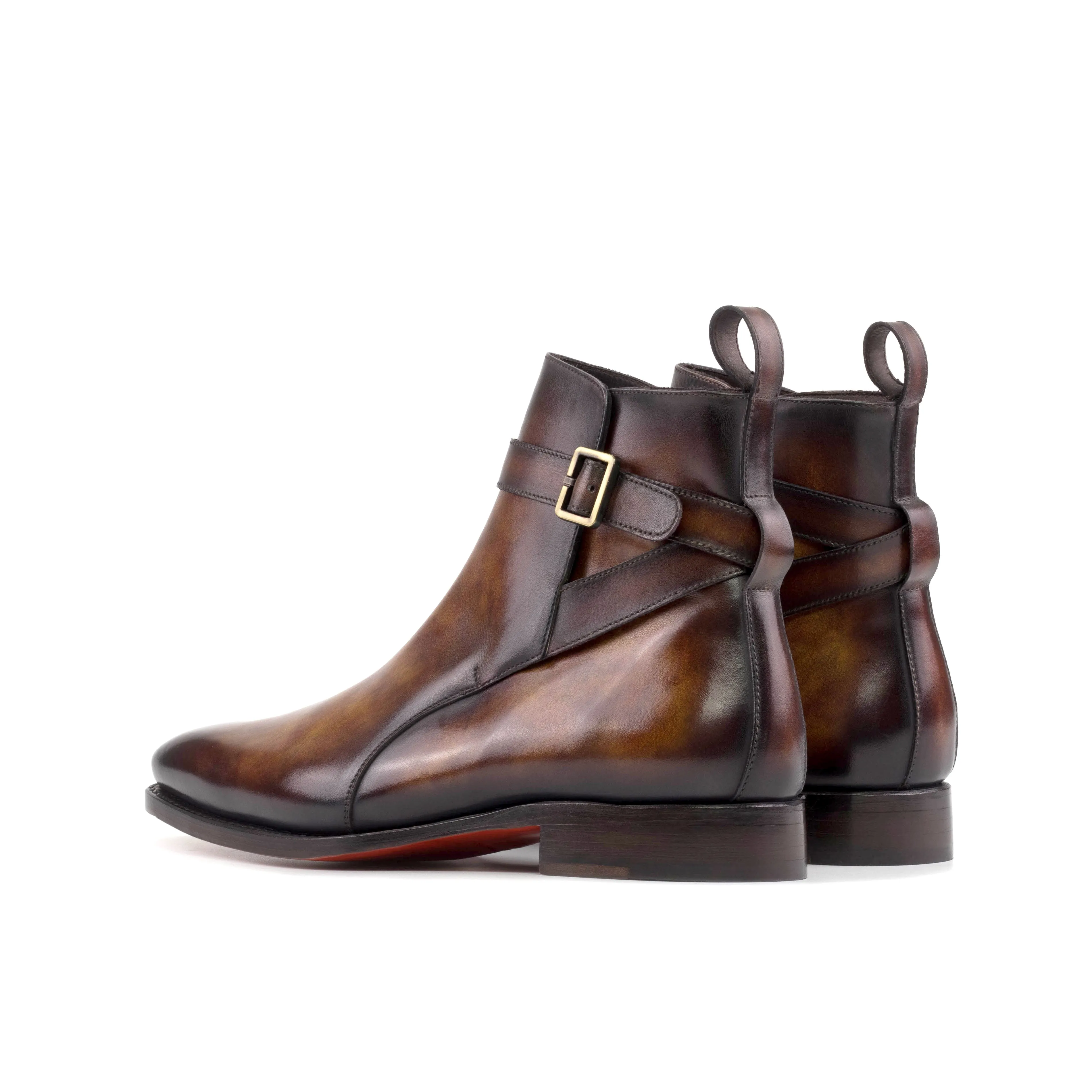 Refined Mood Stable Step Fire Patina Jodhpur Boots