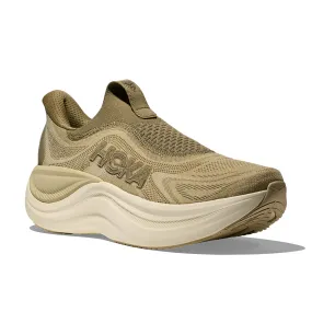 Calm Texture Mens Hoka Skyward Laceless in Grassland/Mushroom