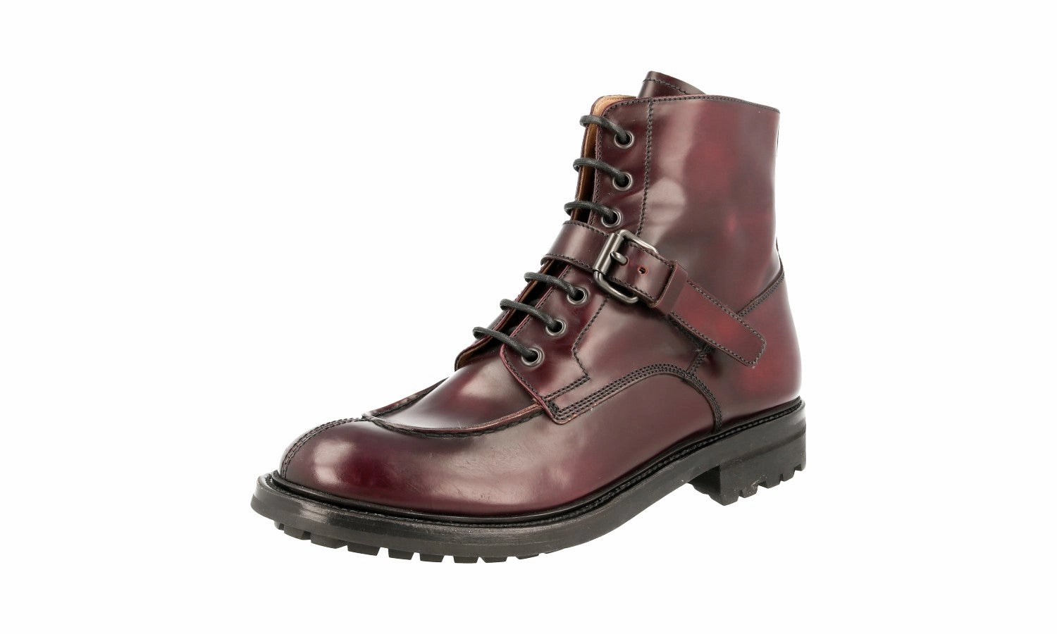 Padded collar Church's Women's Brown welt-sewn Leather Nanalah Half-Boot A74081