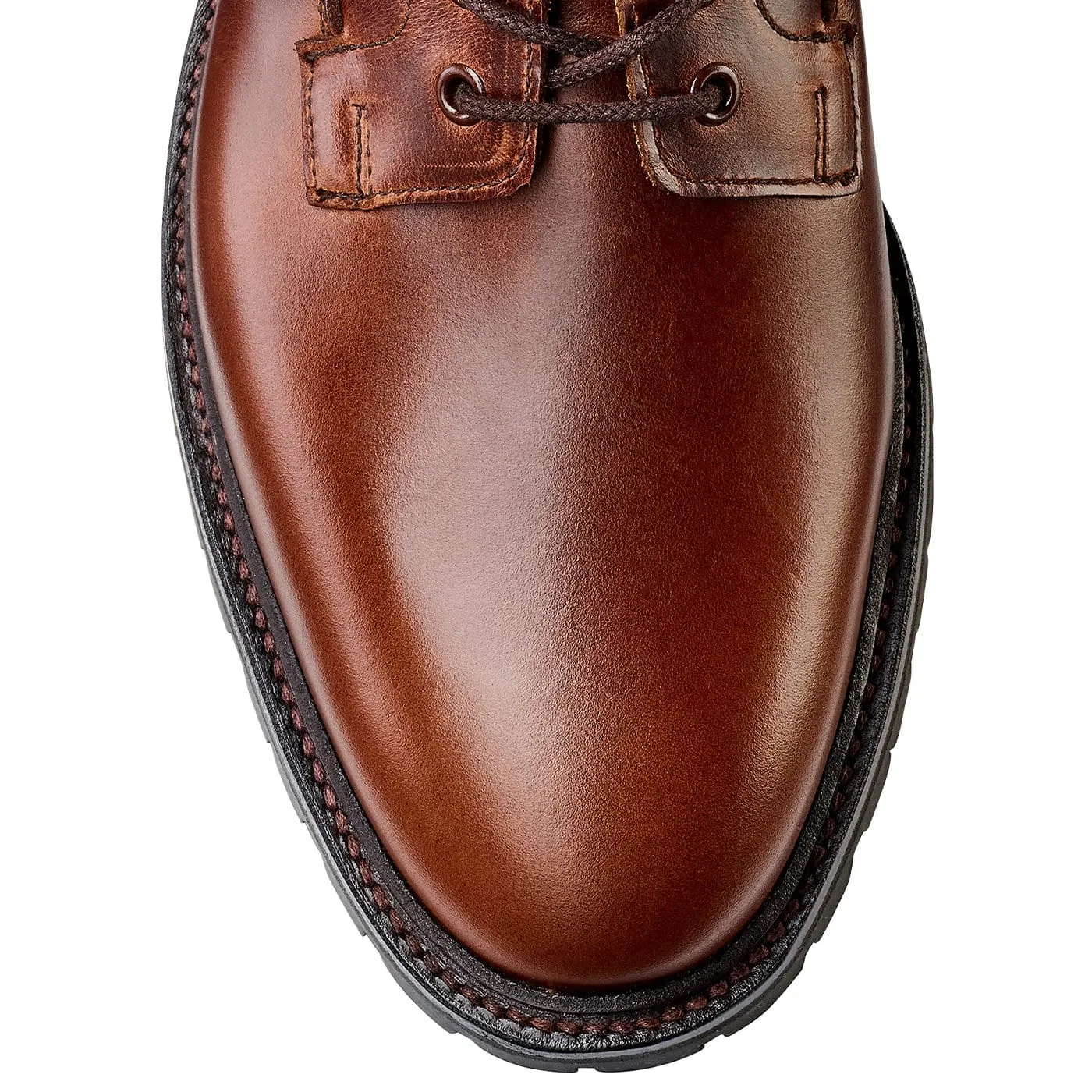 Fitting Ross Chocolate Hurricane Hide & Earth Green Suede Collar Leather Work Shoes