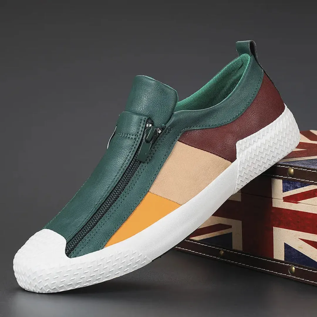 Mason Urban Leather Sneakers Retro-inspired silhouette