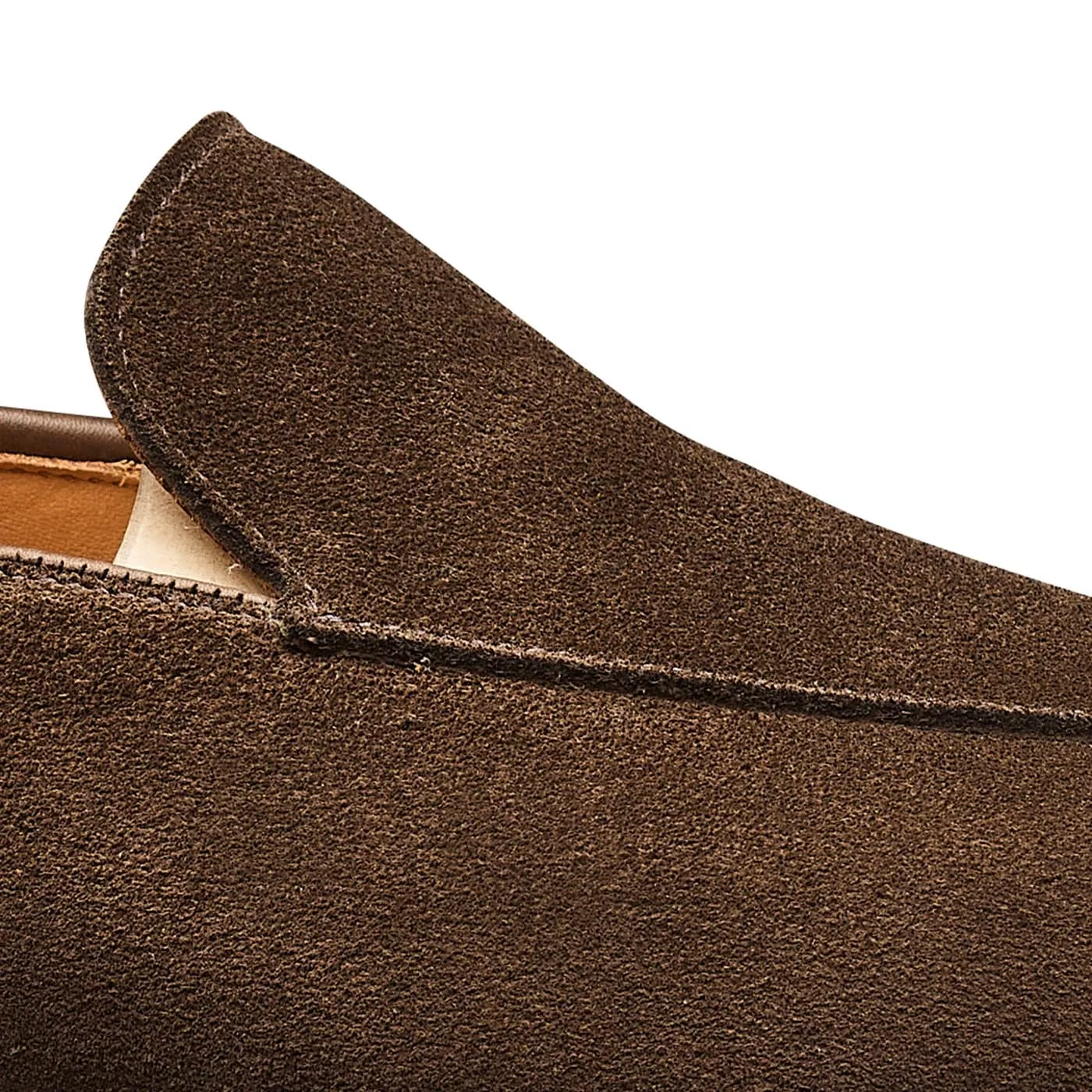 Cannes Dark Brown Calf Suede Classic Look Modern Style