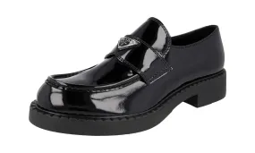 Fitness Ready Casual Slip-on Walking Shoes Prada Men's Black Leather Chocolate Penny Loafer Loafers 2DE127