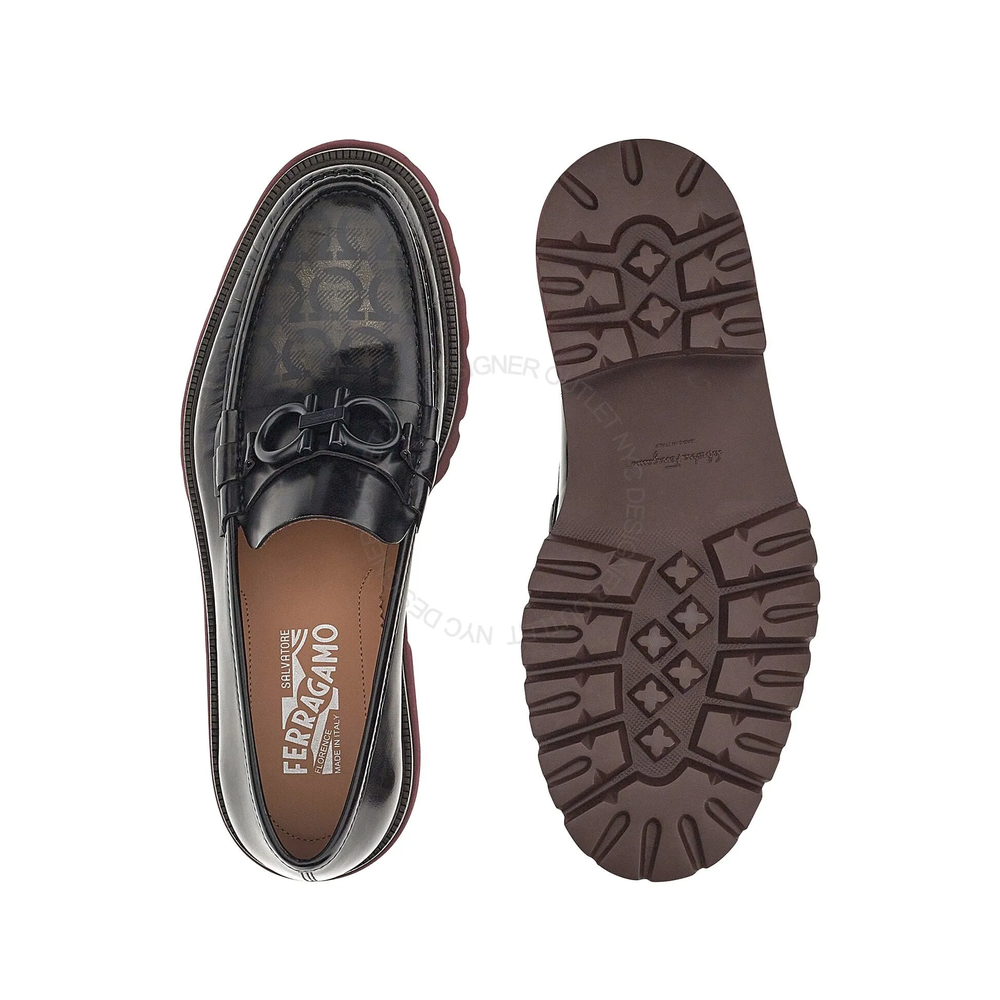 Ferragamo Bleecker Loafers Relaxed Slip Camp Glow