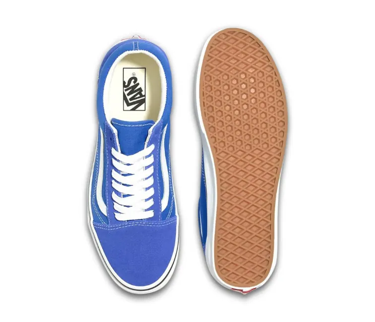 running on uneven ground shock - absorbing insoles Vans Old Skool Colour Theory (Dazzling Blue)