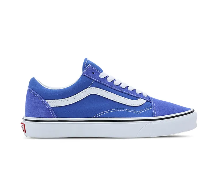 morning - runner foot - contour running shoes Vans Old Skool Colour Theory (Dazzling Blue)
