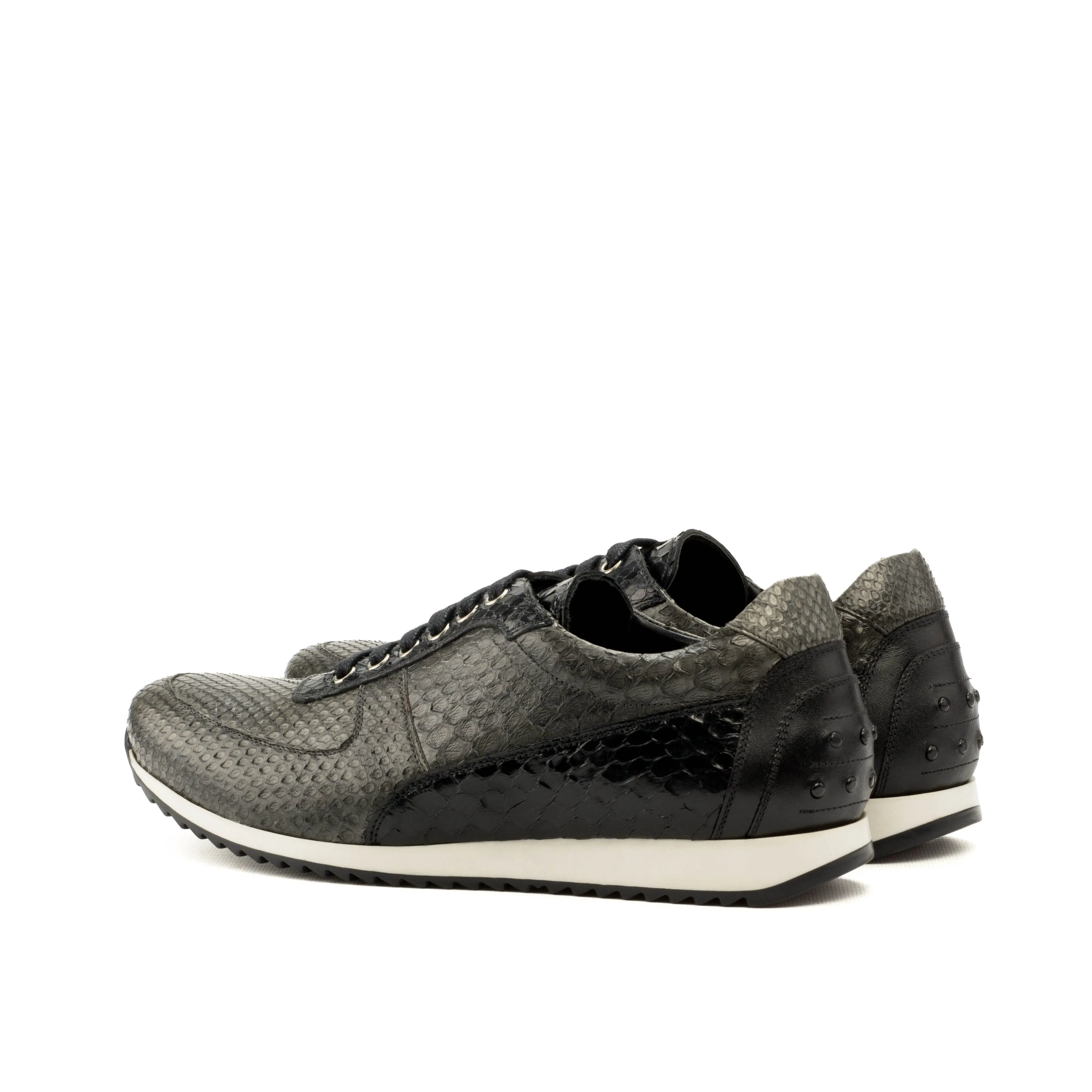 Everyday Function Total Support Grey & Black Python Trainer Sneakers