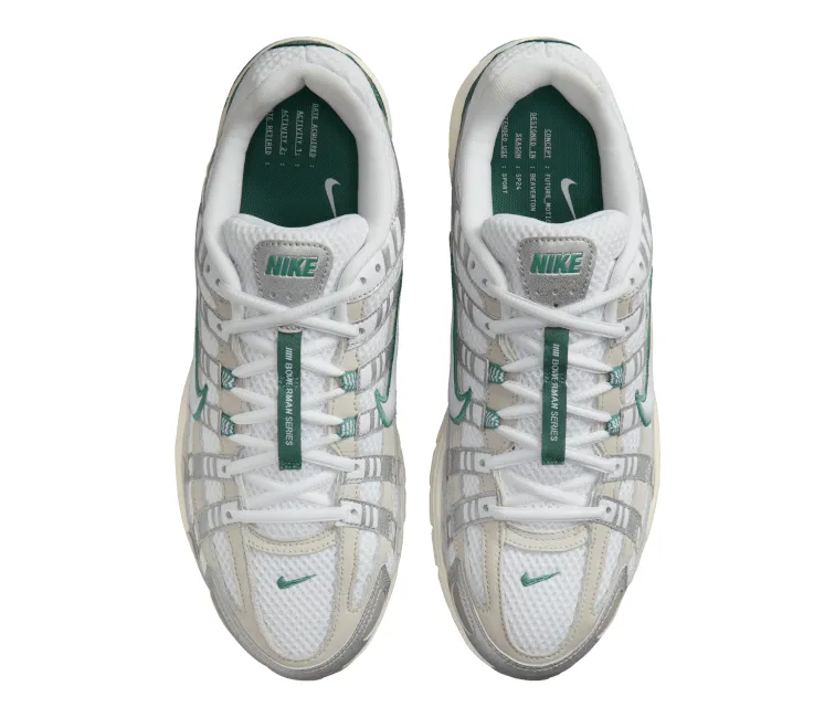 Stable Structure Men??s Nike P-6000 (White/Emerald)