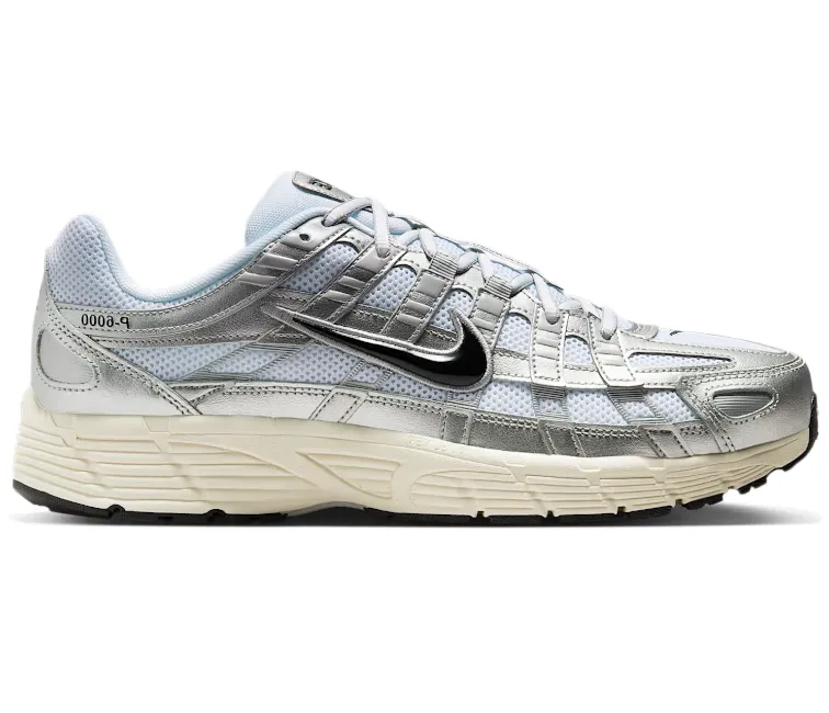 Men??s Nike P-6000 (Metallic Silver/Black) spandex - feature shoes Trusted
