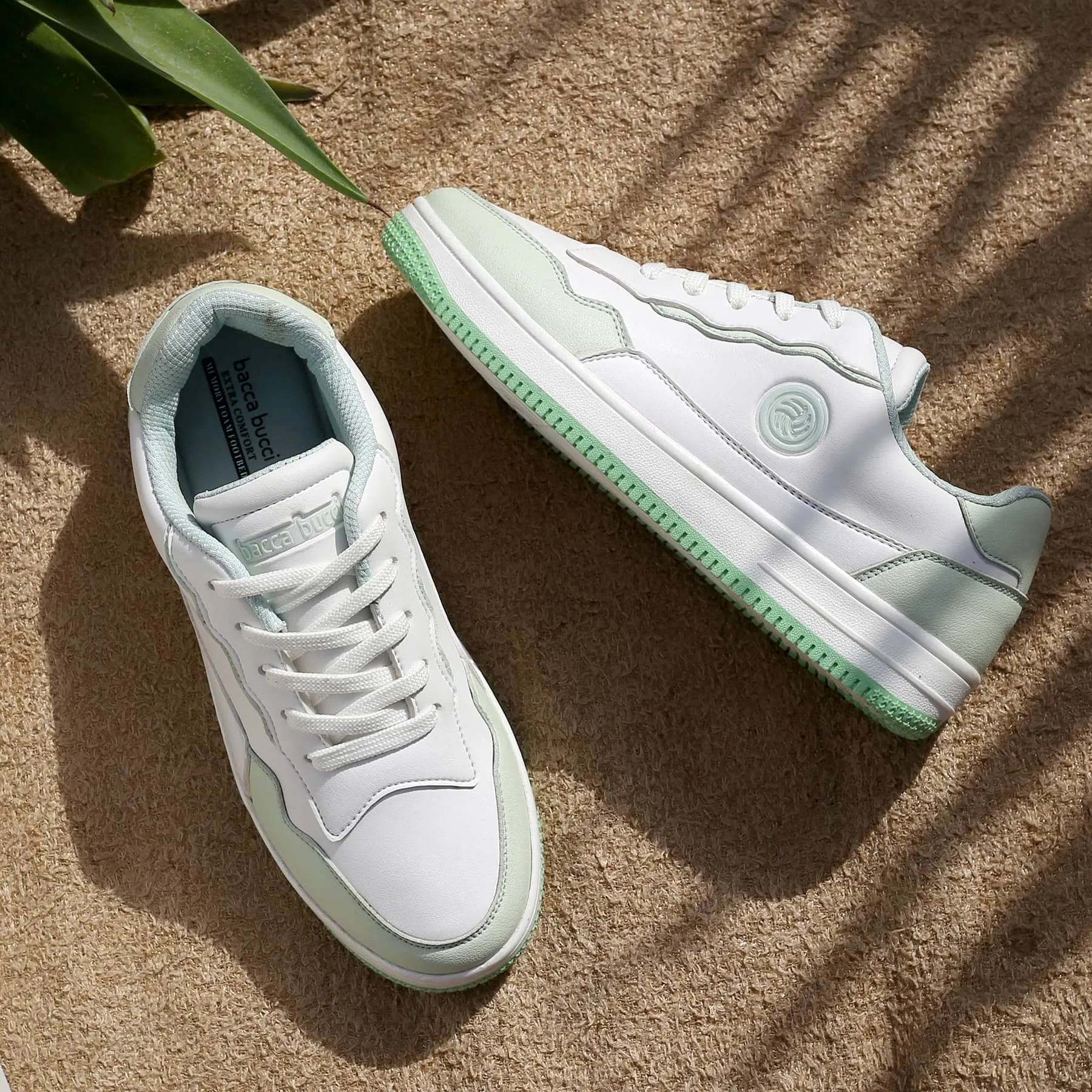 Bacca Bucci INFINITY Low Top Flat Sole Fashion Women's Sneakers designer - brand shoes