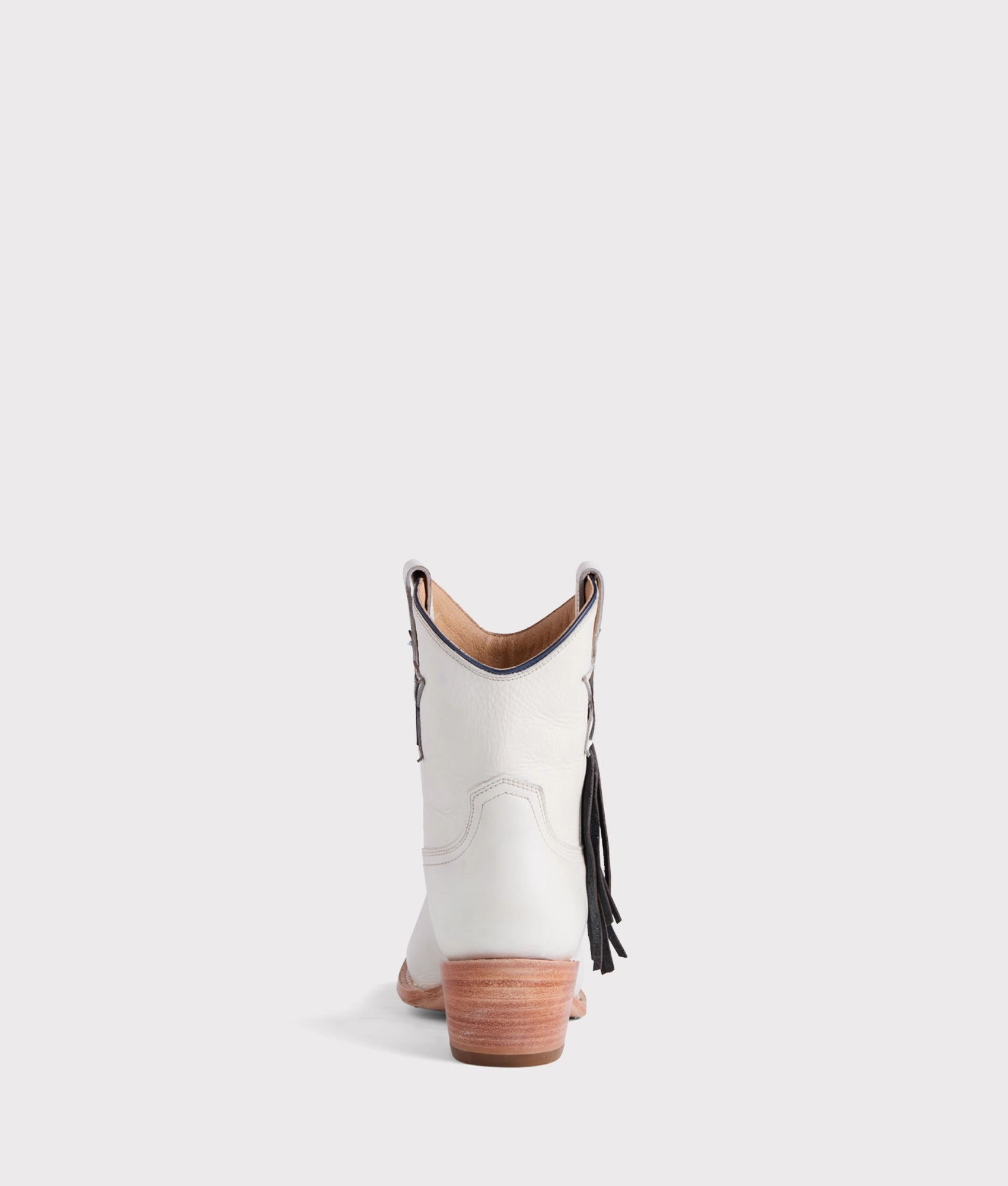 Lucchese x Dallas Cowboys Five Point :: Cream Ankle Support Street Touch