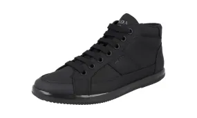 Prada Men's Black High-Top Sneaker 4T3029 Walk Commute