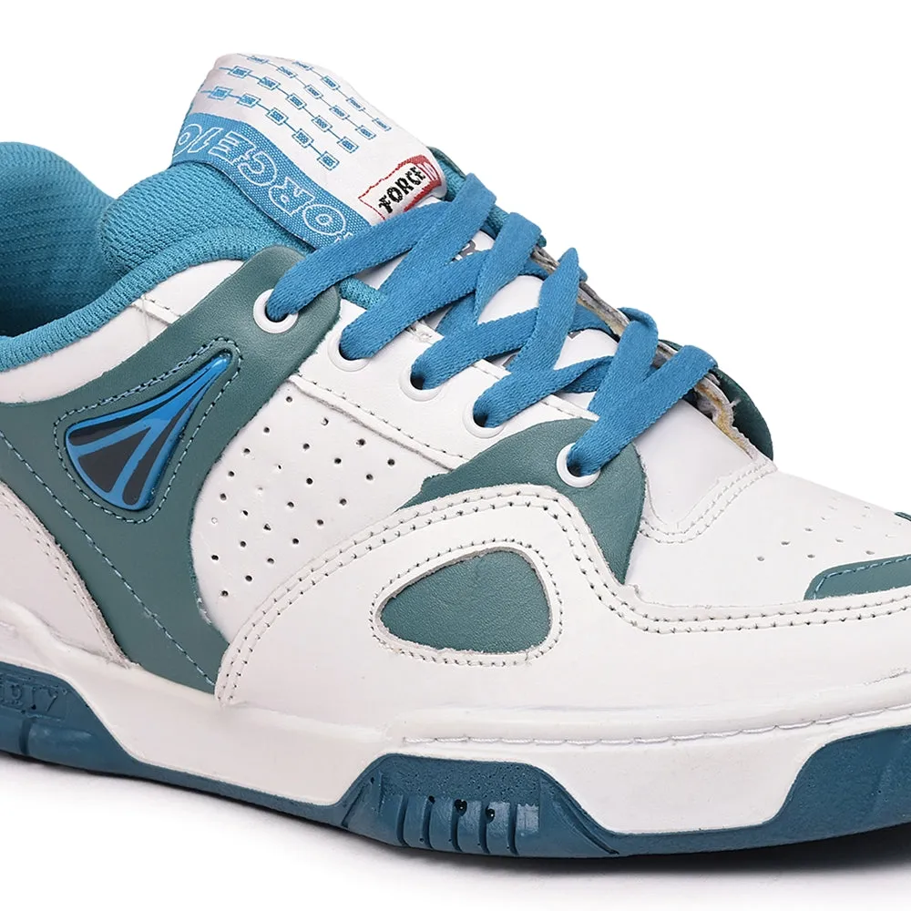 Force 10 Casual Blue Lacing Sneakers For Men DUPLAY NEW By Liberty Metallic