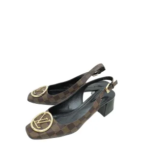 Padded Comfort Standing Workers Quick Pack Louis Vuitton Ebene ME Exclusive Madeleine Slingback 41