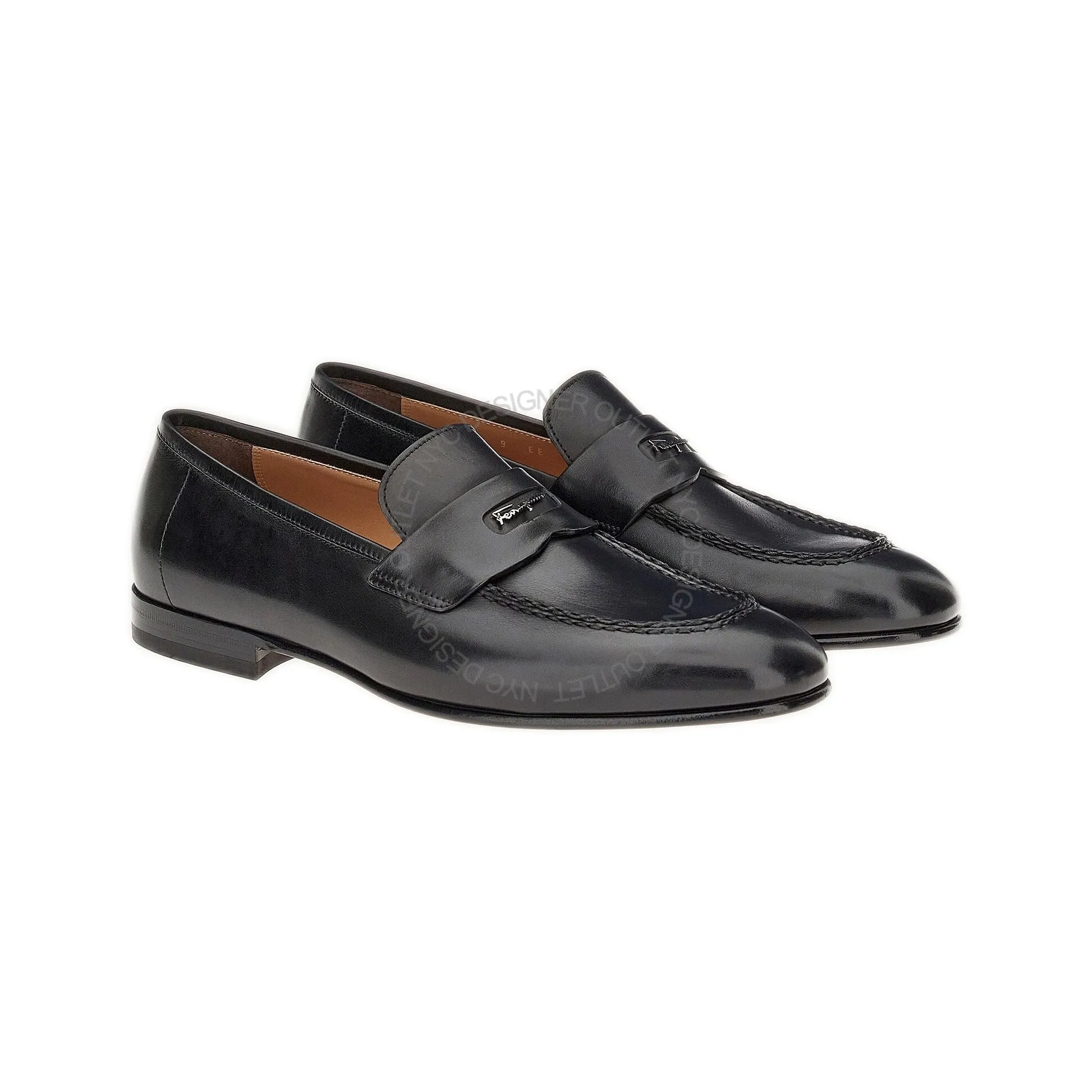 Ferragamo Nevio Penny Loafers Book Glow