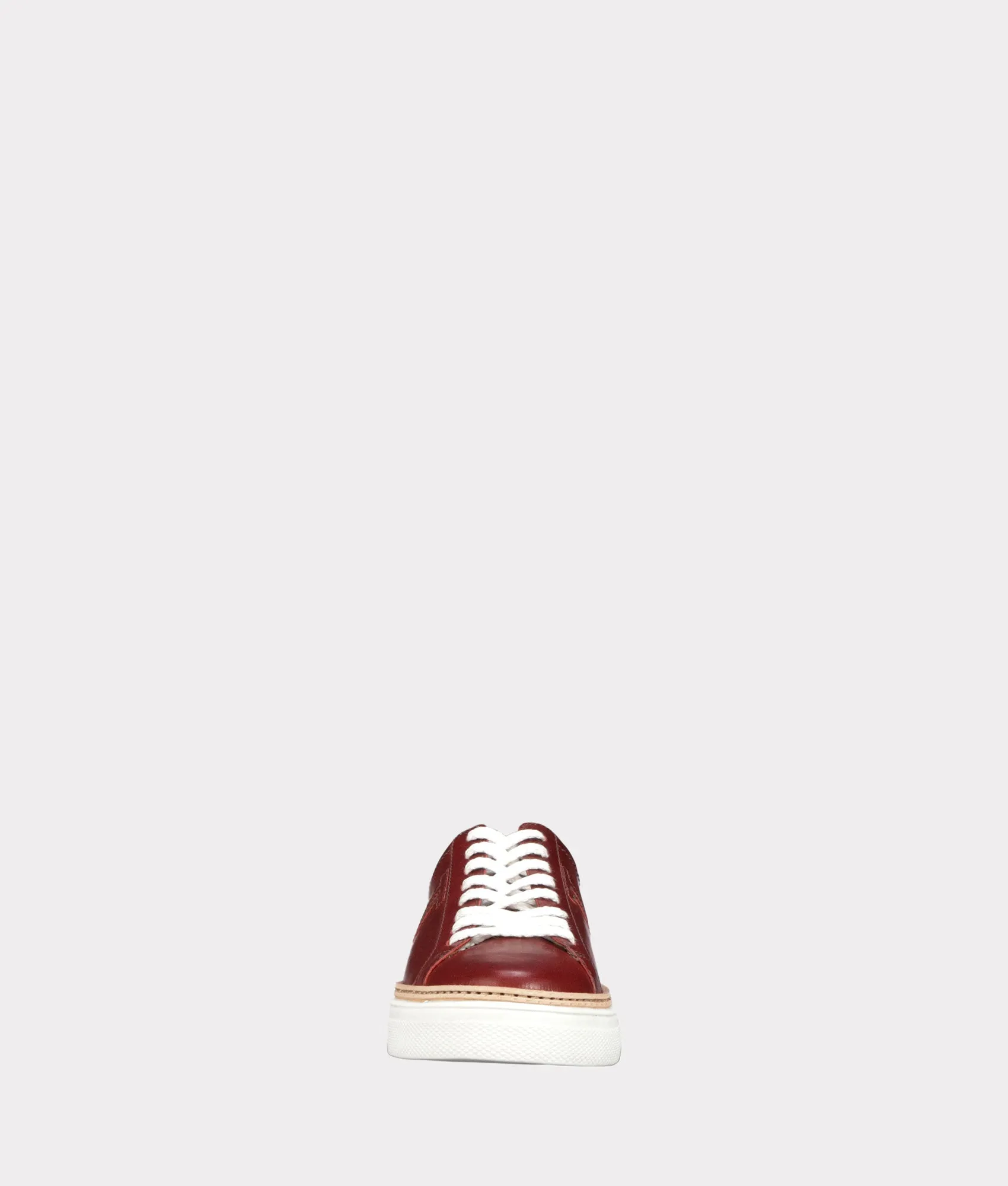 Natural Stride Double L Lace Up Sneaker :: Red