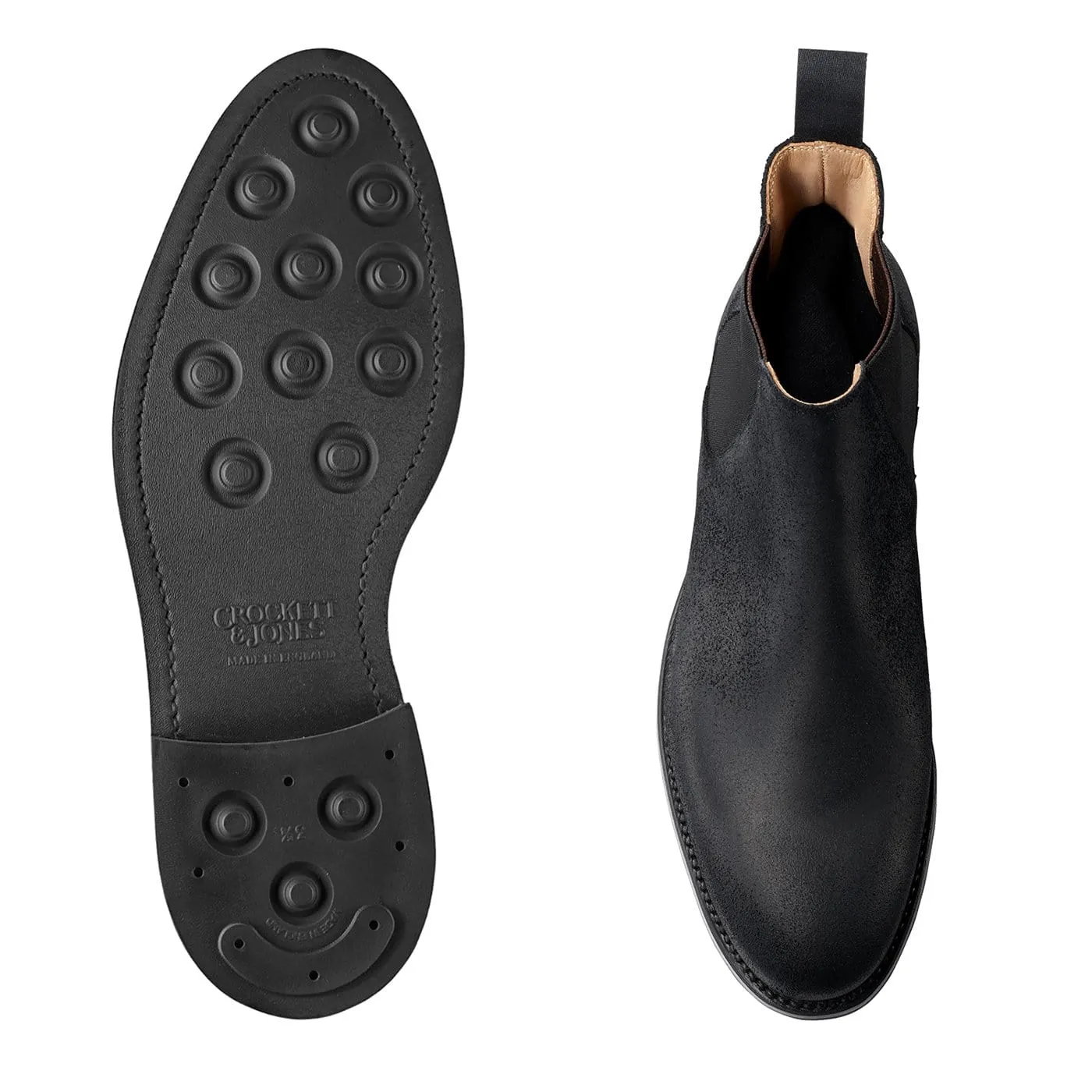 Chelsea 5 Black Rough-Out Suede City Layers