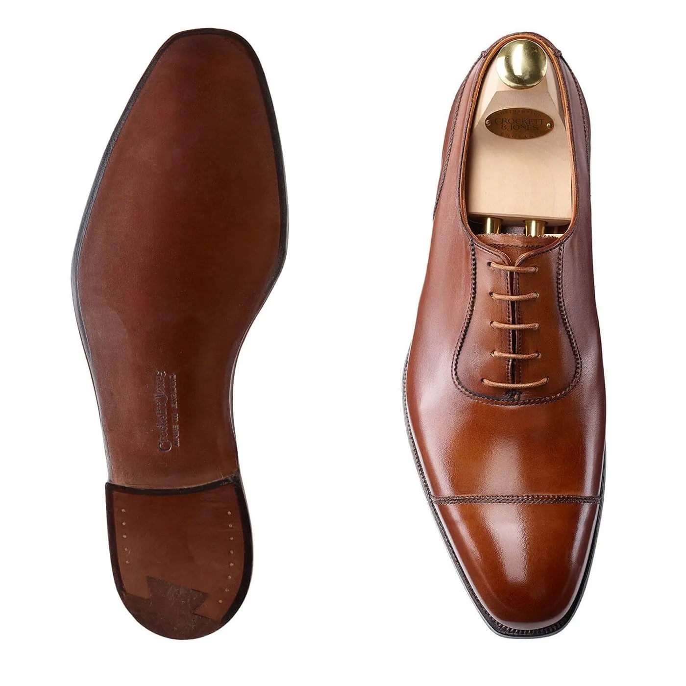Lightweight Sole British Style Egerton Tan Antique Calf