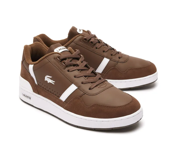 Blood circulation Huge functionality Men's Lacoste T-Clip 223 6 (Dark Brown)