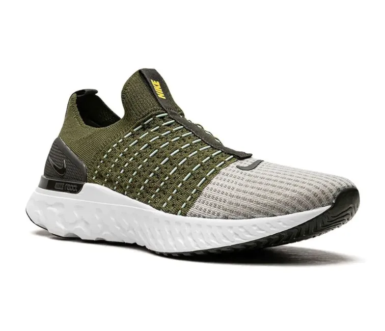synthetic shoes Men's Nike React Phantom Run FK 2 (Rough Green)