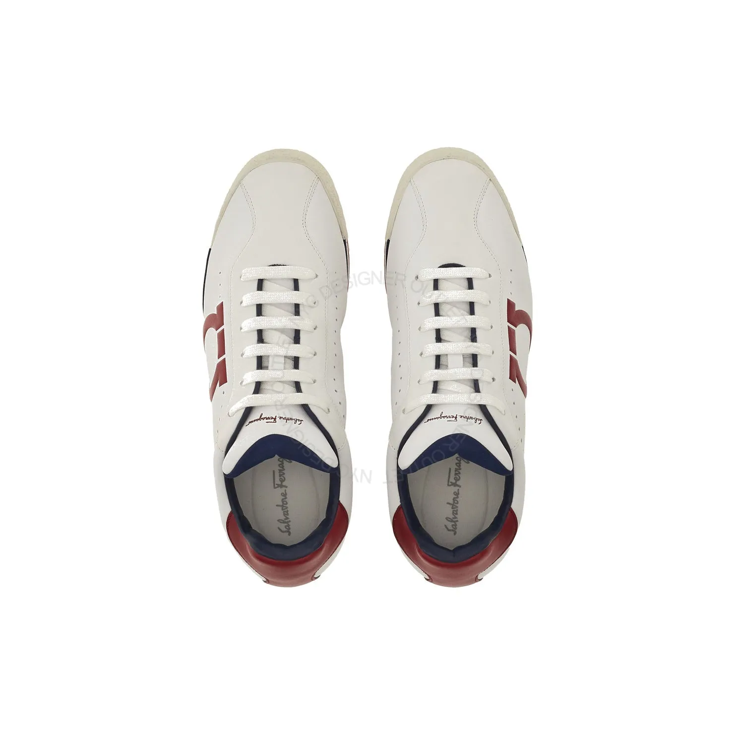 Ferragamo Pring Sneakers concrete running footwear running on flat ground