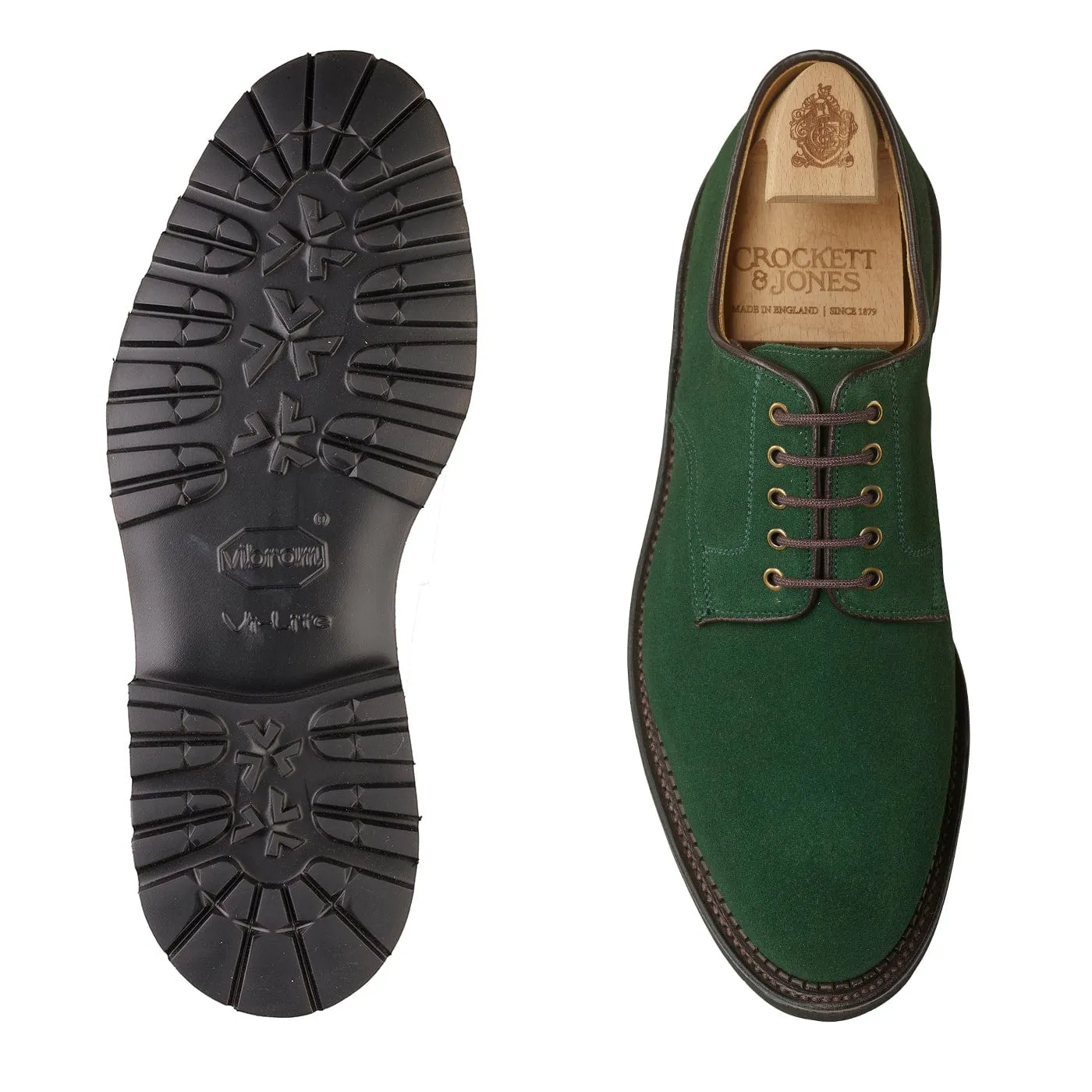Grasmere Bottle Green Suede Effortless Style Walk Sure