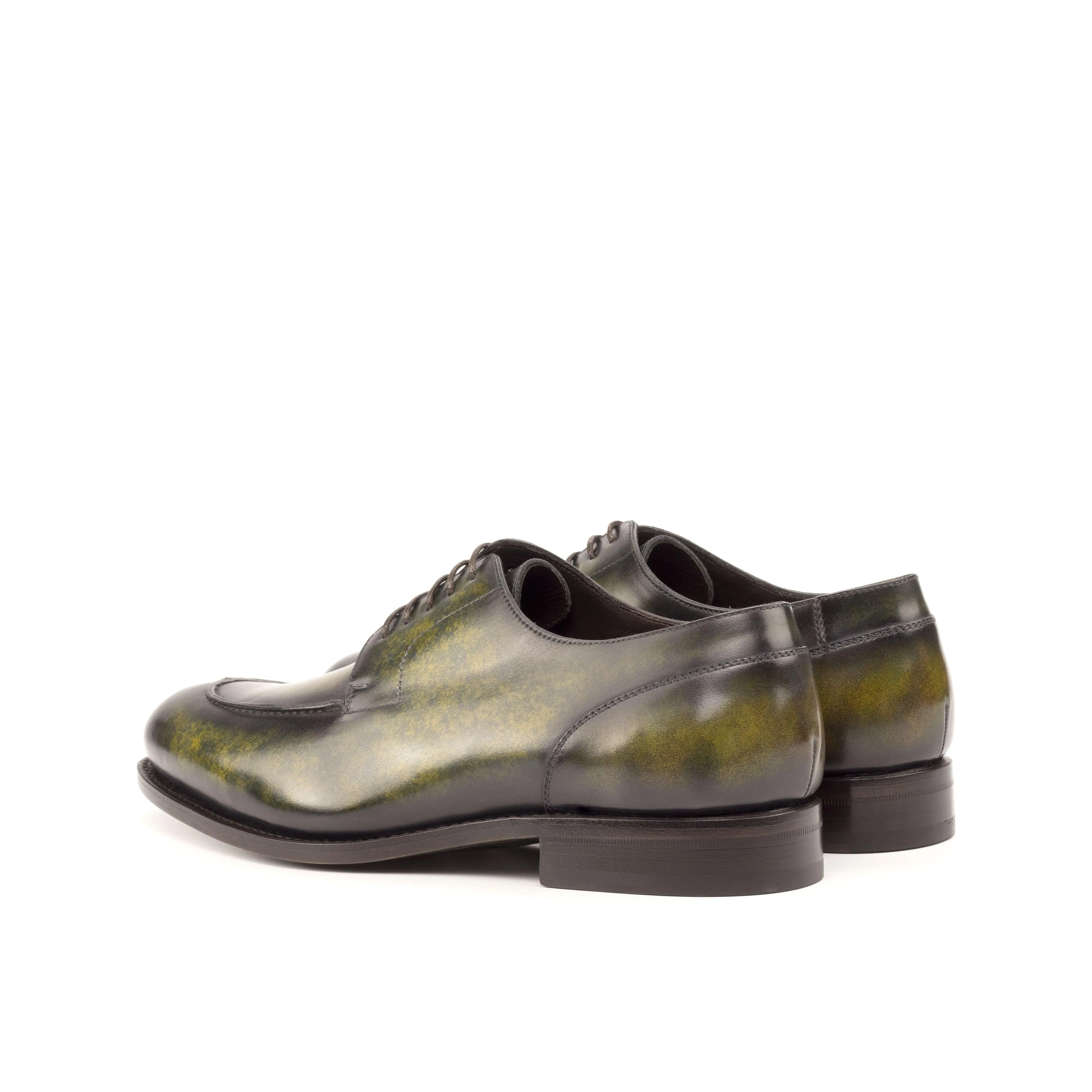 Green Patina Split-Toe Derby Shoes Main Stage