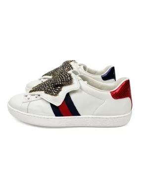 workout shoes Gucci Ace Bow Lace Patch Sneakers 35.5