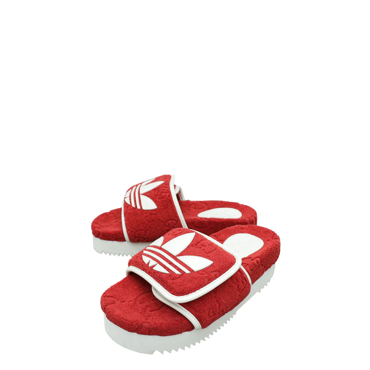 Easy Match Gucci Bicolor Adidas x Gucci Magic Sponge Platform Sandal 36