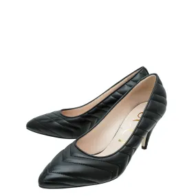 Gucci Black GG Matelasse Pump 38.5 Urban Pulse