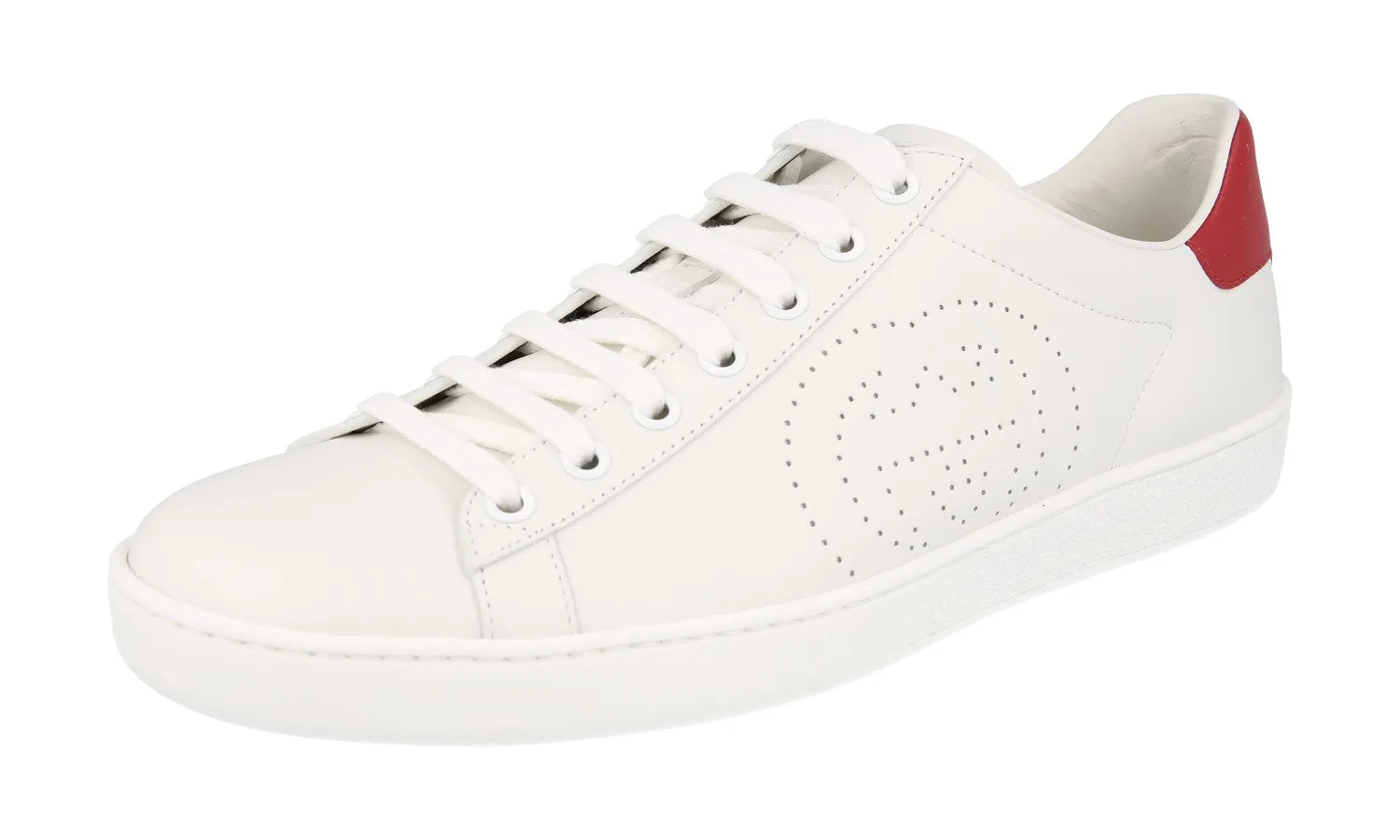 Gucci Women's White Leather Sneaker ace so Day-Long Comfort