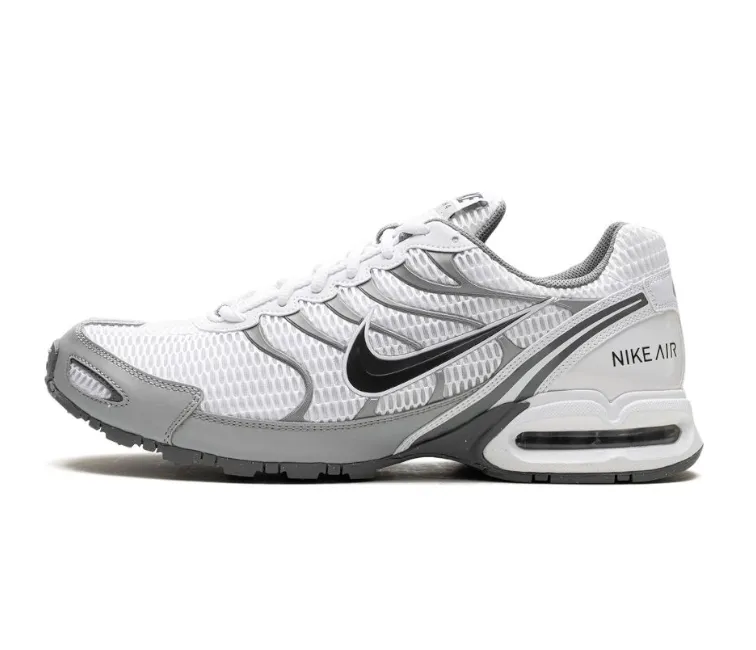 rainy Uphill running Men??s Nike Air Max Torch 4 (White/Wolf Grey)
