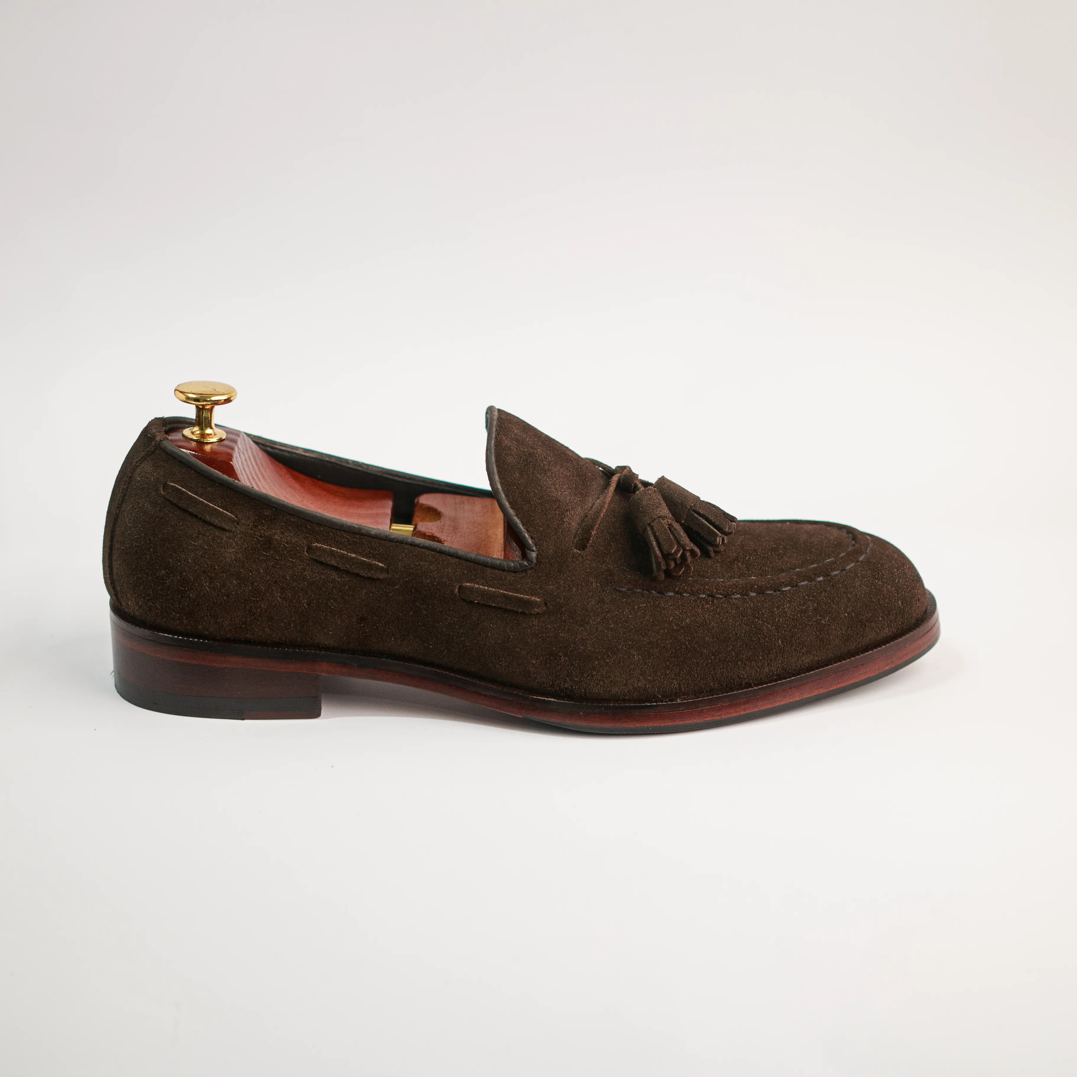 Hampton Suede - Green Slim Profile Busy Commuter