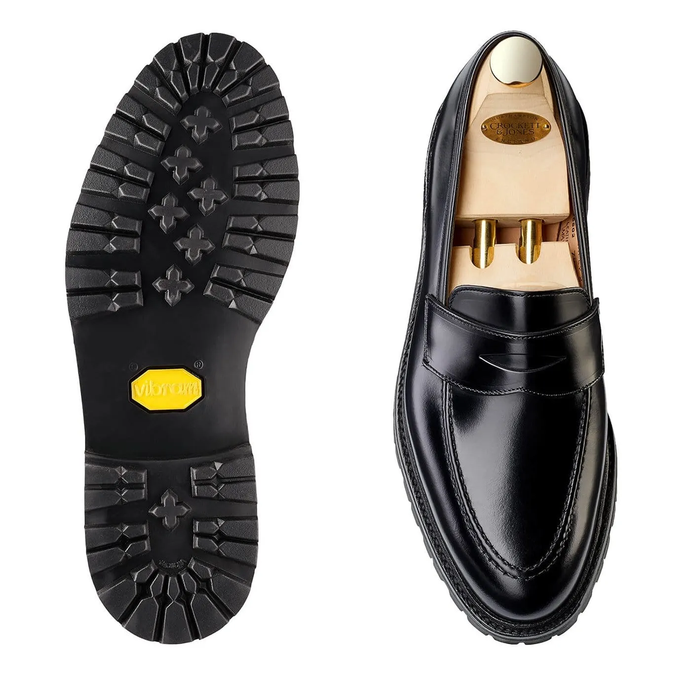 Henley 3 Black Cavalry Calf anti static