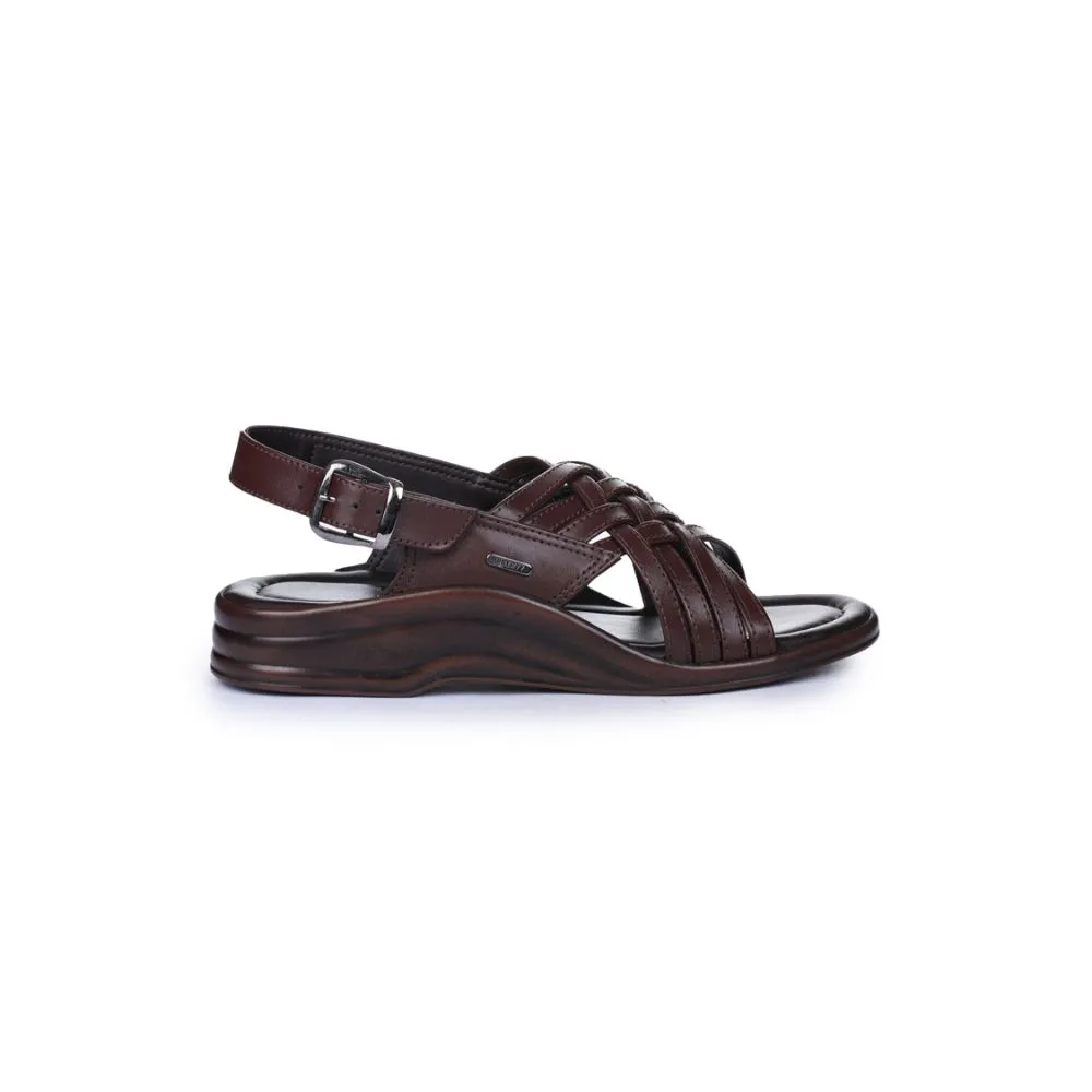 Coolers Formal (Brown) Sandals For Men 7123-84 By Liberty Flexible Flip-flops Back to Nature
