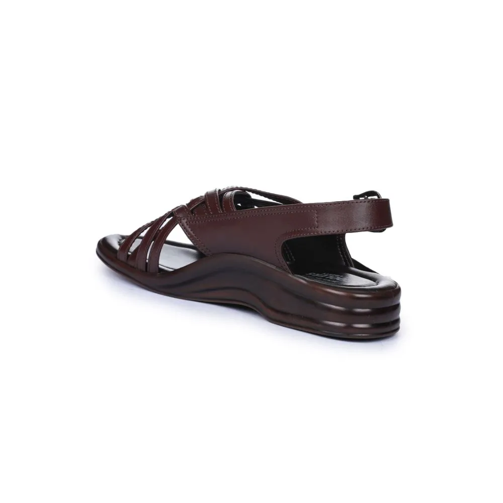 Comfortable Daily Footwear Coolers Formal (Brown) Sandals For Men 7123-84 By Liberty