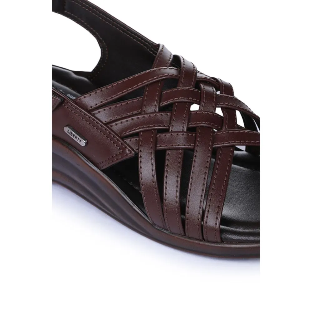Coolers Formal (Brown) Sandals For Men 7123-84 By Liberty Summer Ease