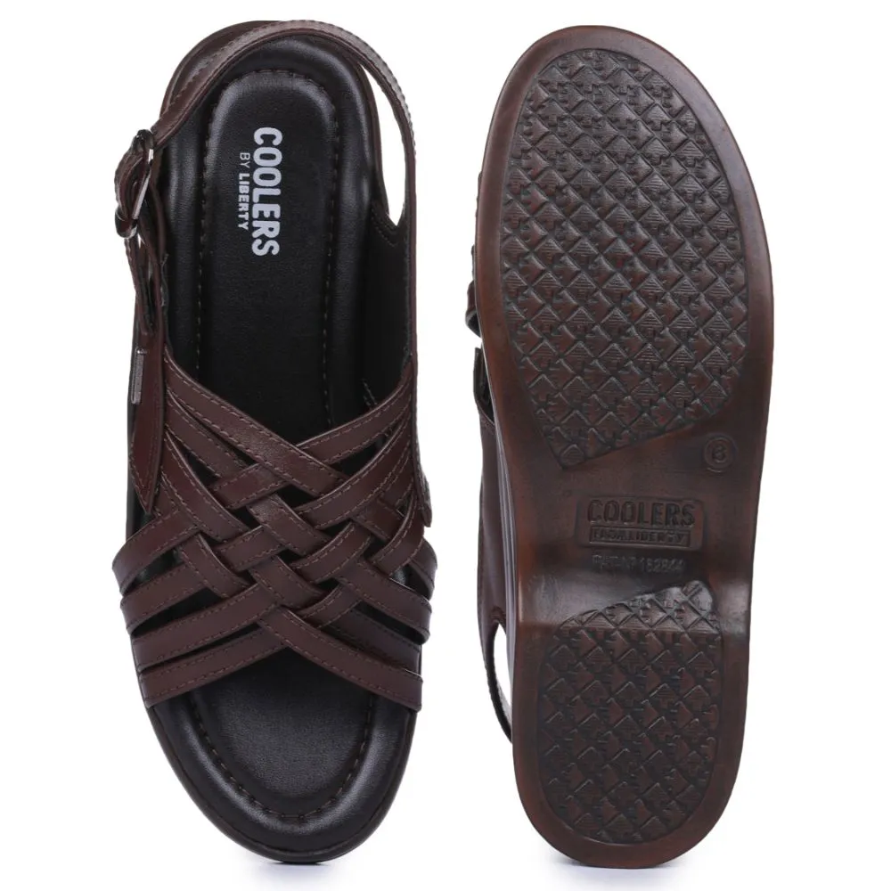 Breathable mesh Non-Slip Comfort Coolers Formal (Brown) Sandals For Men 7123-84 By Liberty