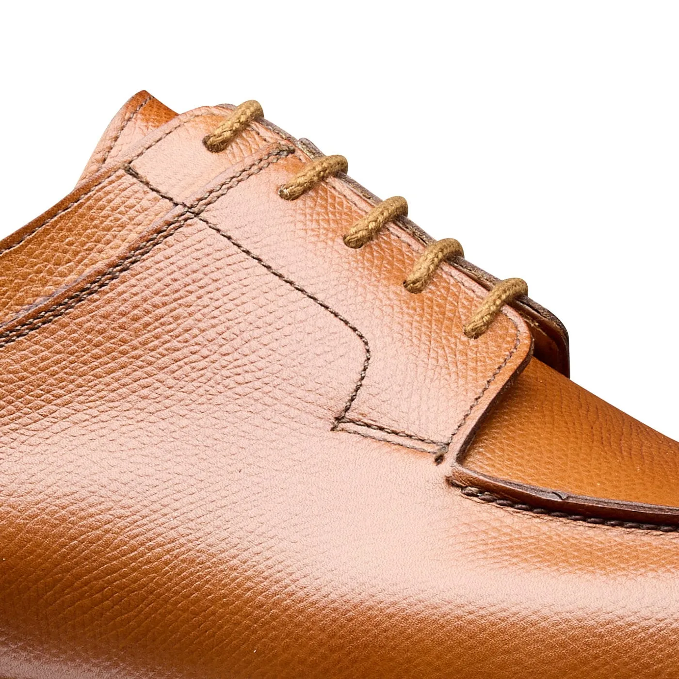 Sleek Footwear Hardwick Tan Golf Grain Street Guard Vegetable-Tanned