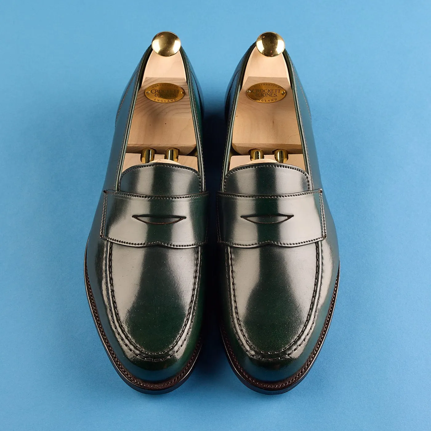 Soft Texture Stylish Pattern Harvard 2 Green Cordovan