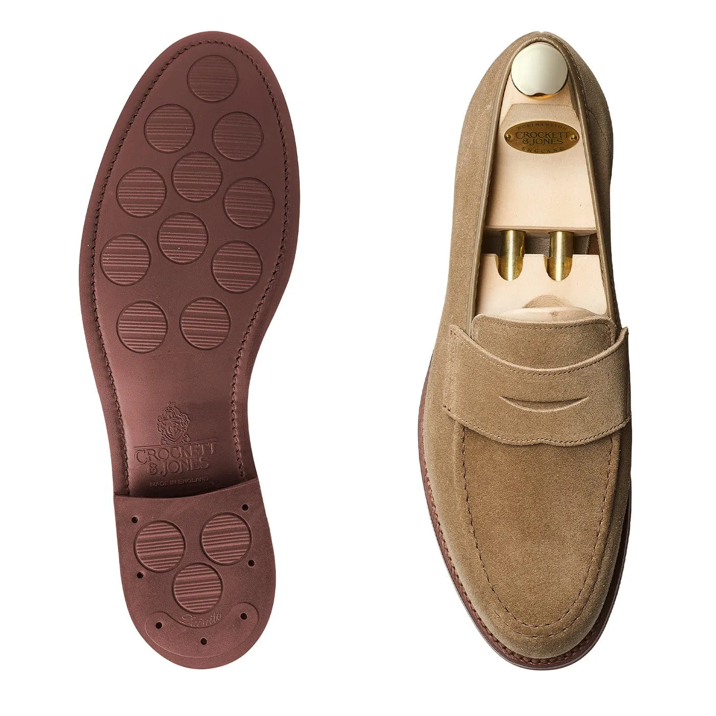 Harvard 2 Khaki Suede Anti-Fatigue Footwear Lake View