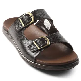 Healers Brown Casual Sandal For Men MDL-11E By Liberty High-Quality Material Padded collar