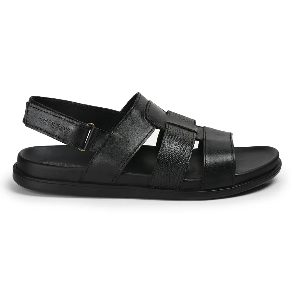 Healers By Liberty Men SOFT-4 Black Formal Sandal Fast Drying