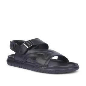 Relaxed Outdoor Footwear Step Friendly Healers By Liberty Mens OSL-51 Black Casual Sandal